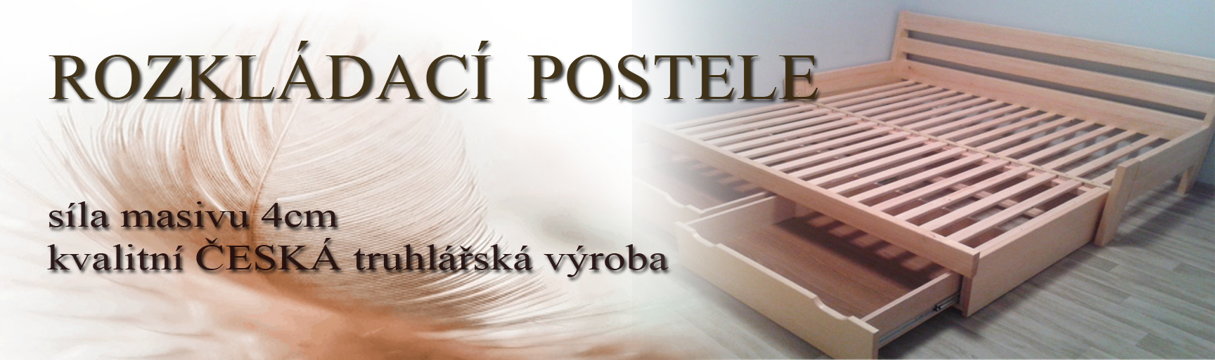 Postel double masiv rozkl